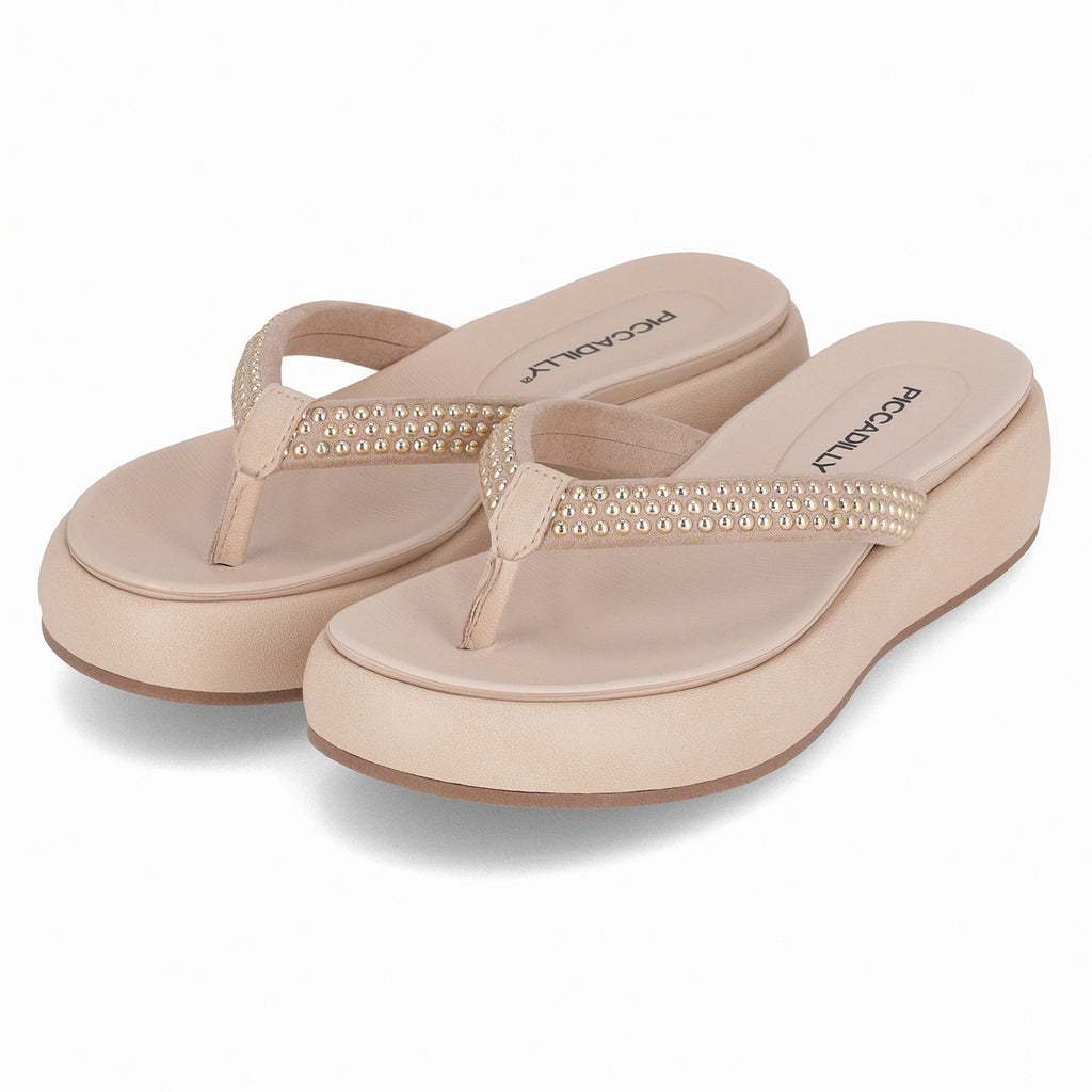 Sandalia Mujer Nude/Dorado Sol 815 Piccadilly