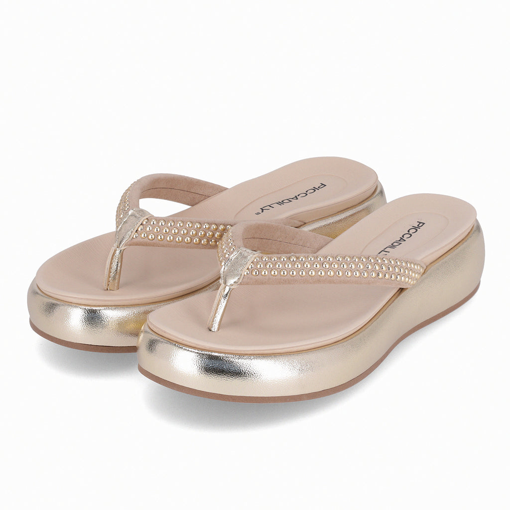 Sandalia Mujer Dorado Sol 815 Piccadilly