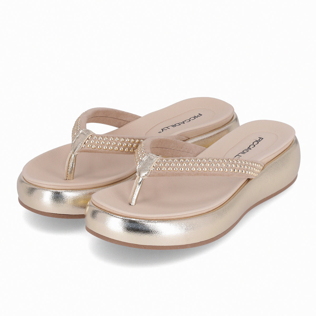 Sandalia Mujer Dorado Sol 815 Piccadilly