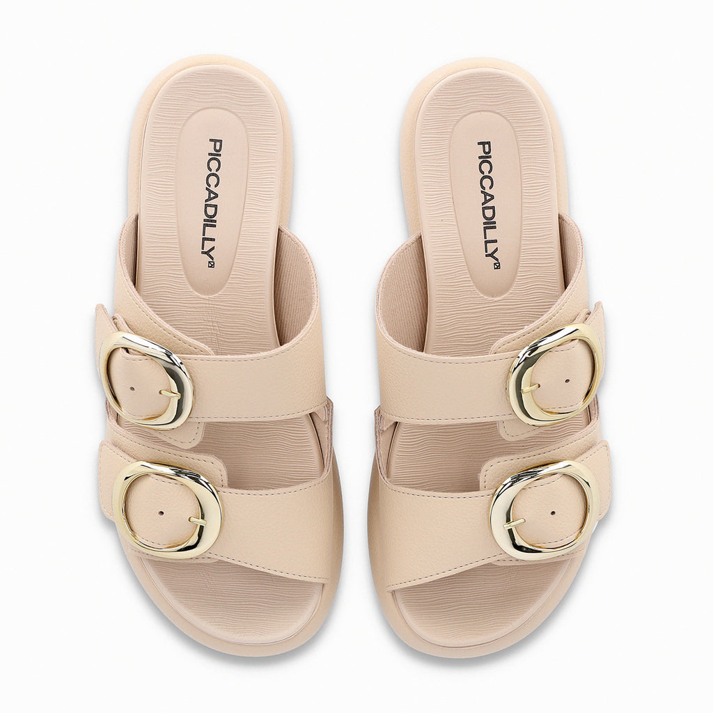Sandalia Mujer Nude/Dorado Sol  Piccadilly