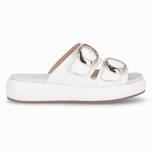 Sandalia Mujer Blanco/Dorado Sol  Piccadilly