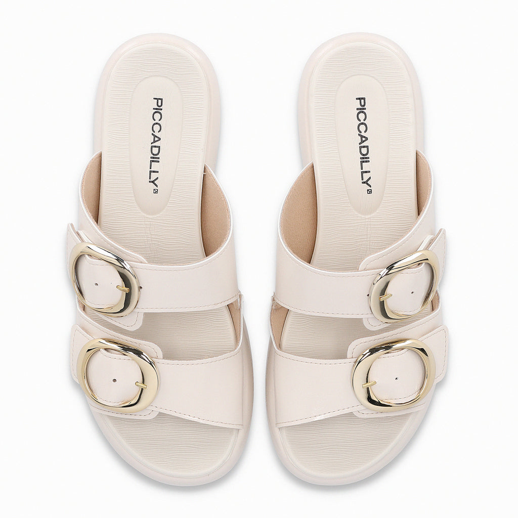 Sandalia Mujer Sol Crema/Dorado Piccadilly