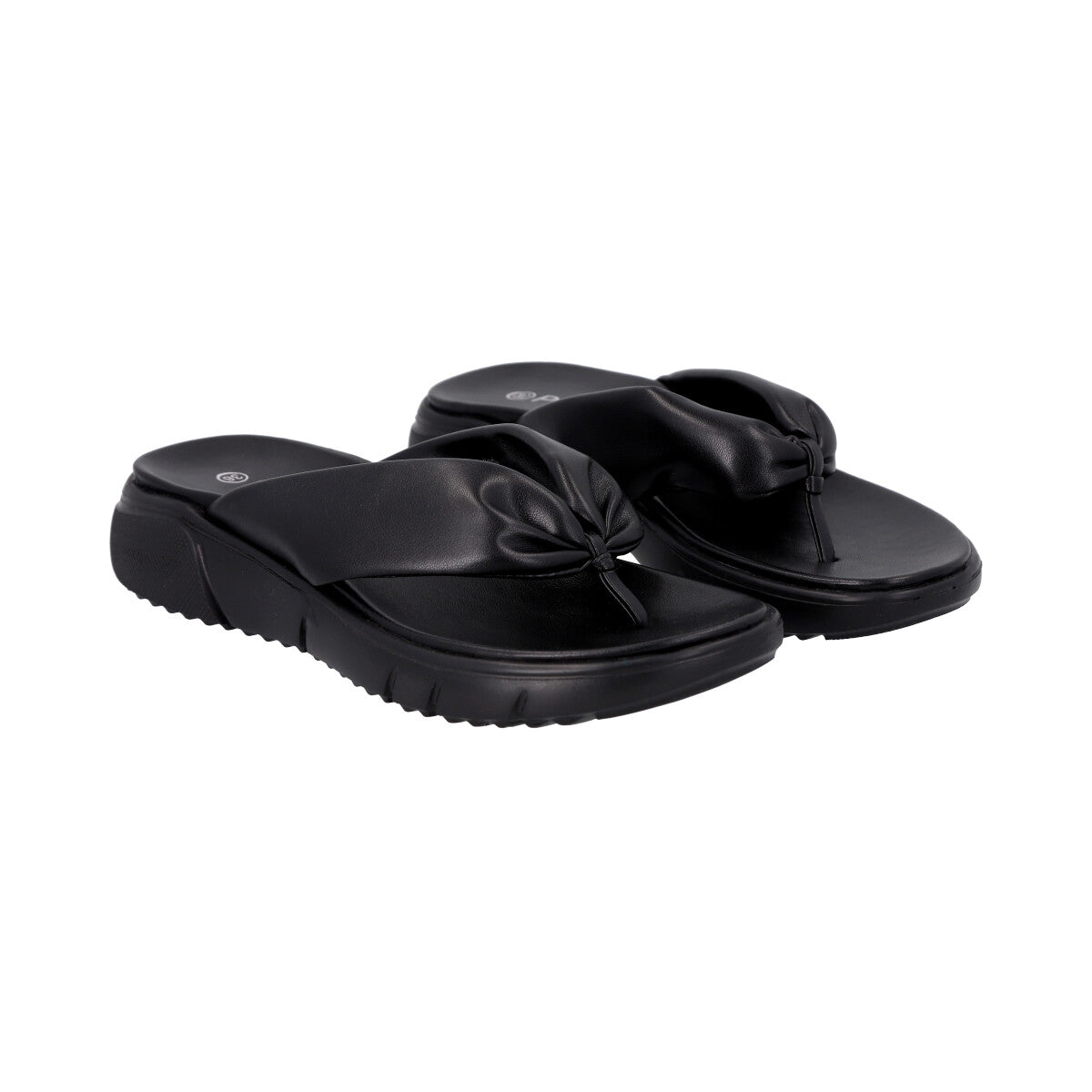 Sandalia Mujer Negro Lol Police