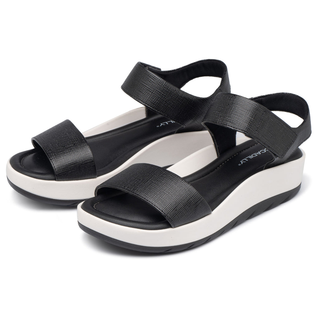 Sandalia Mujer Negro Fran 8 Piccadilly