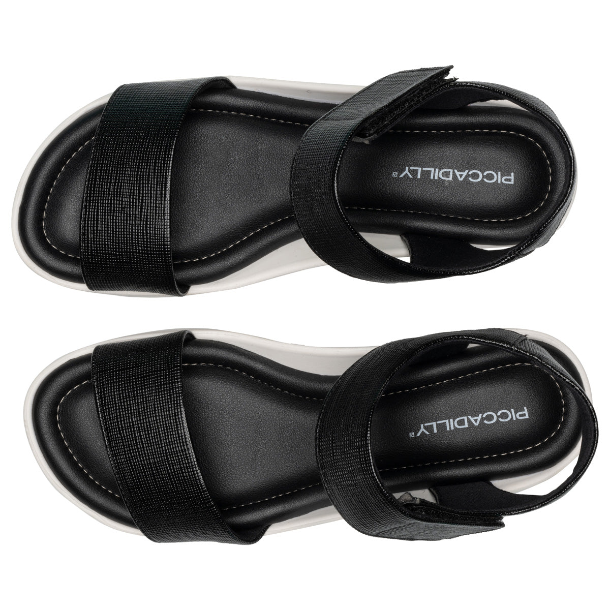 Sandalia Mujer Negro Fran 8 Piccadilly