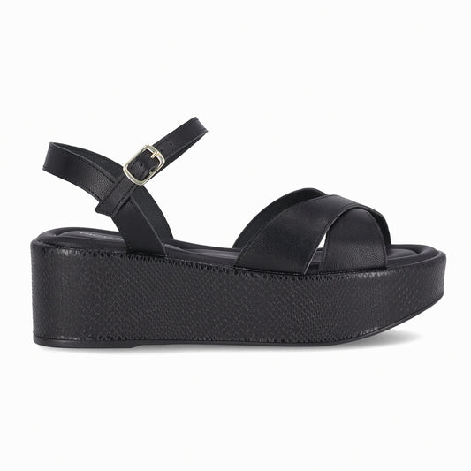 Sandalia Mujer Negro Leia Piccadilly