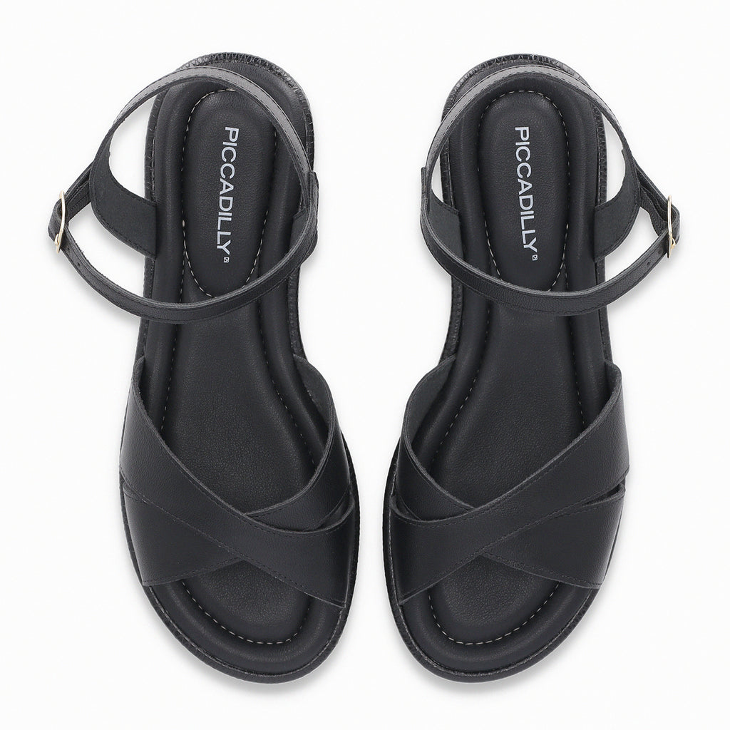Sandalia Mujer Negro Leia Piccadilly