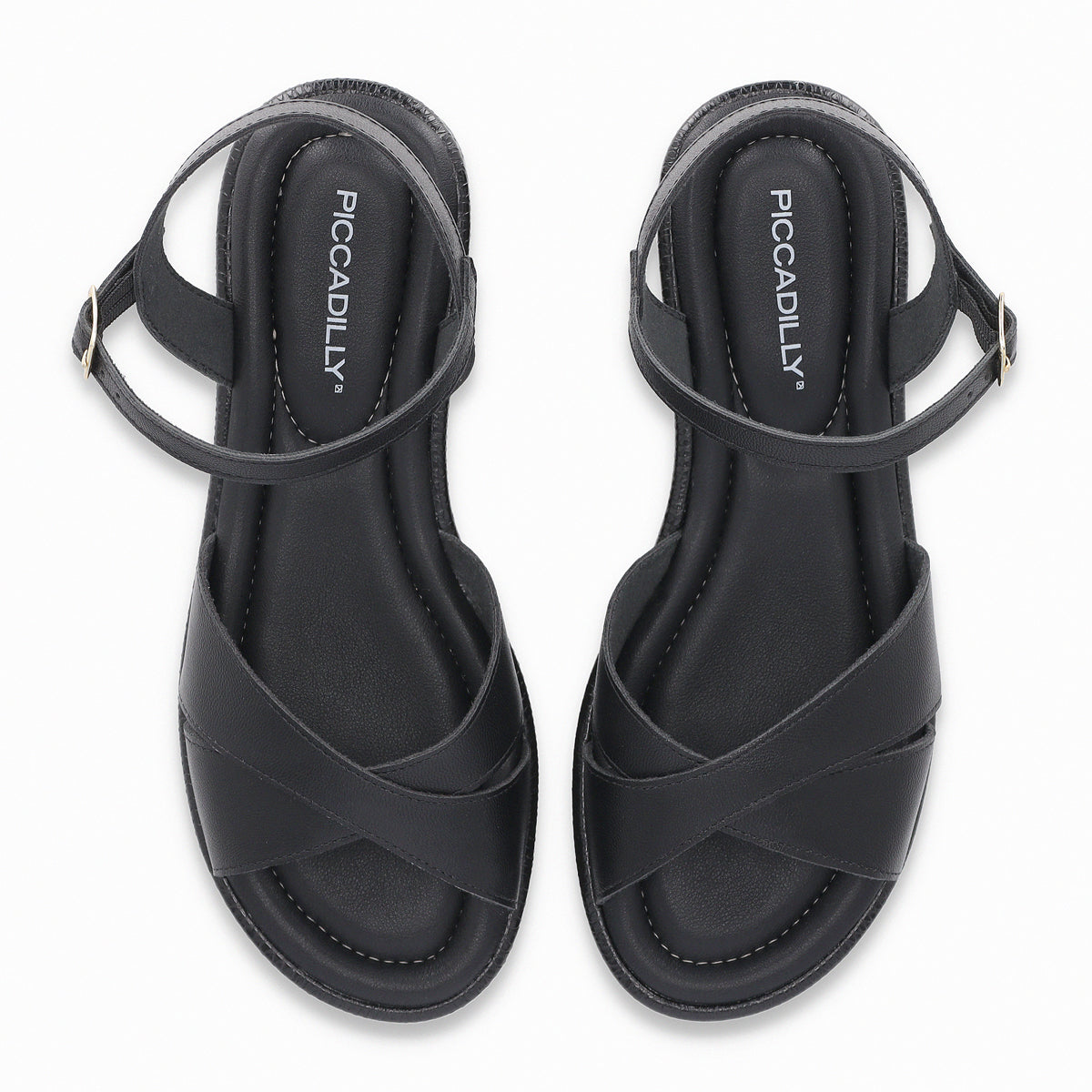 Sandalia Mujer Negro Leia Piccadilly