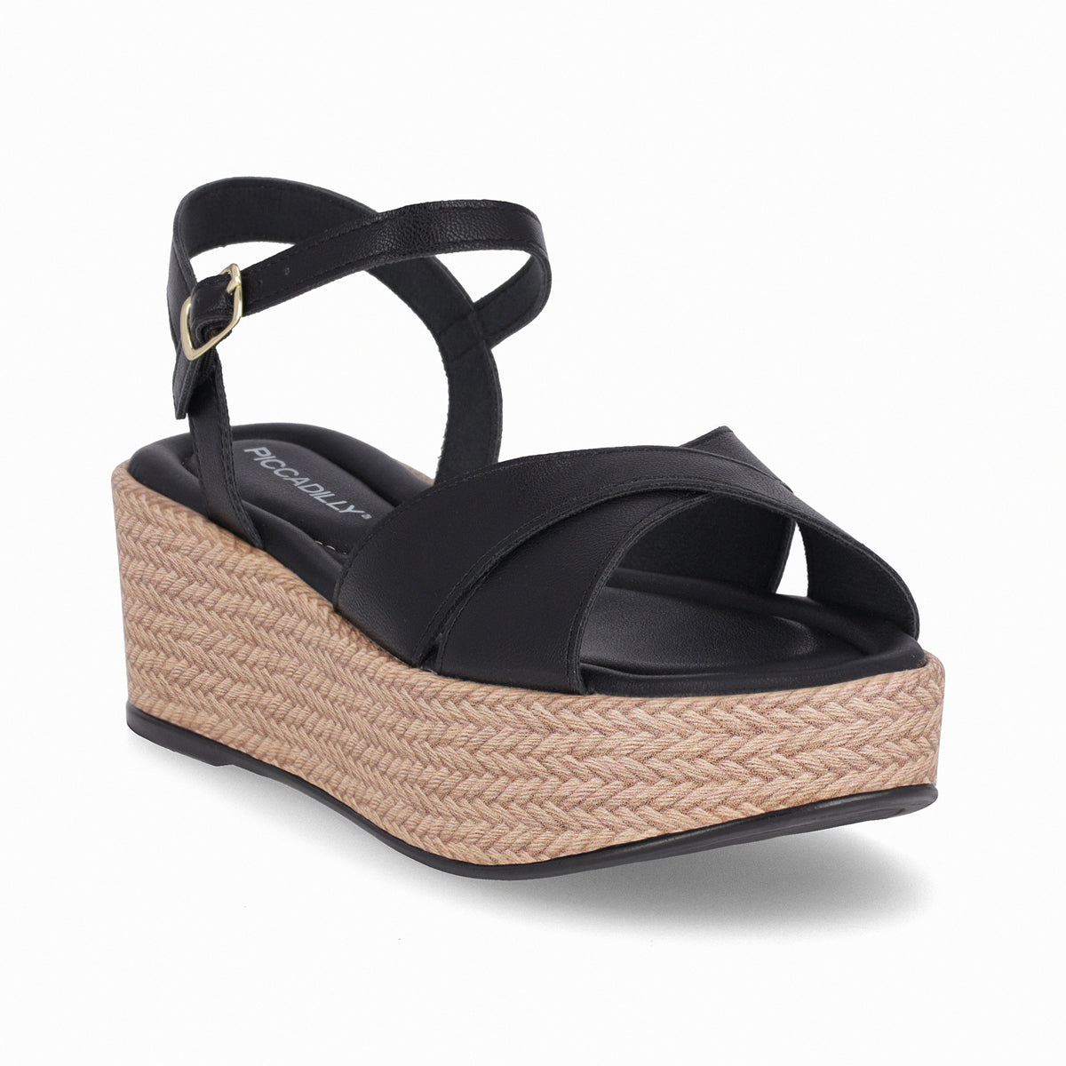 Sandalia Mujer Negro Leia 49 Piccadilly