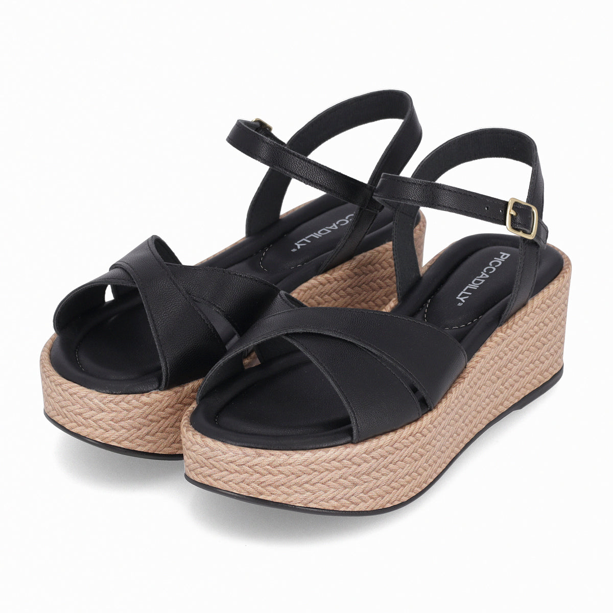 Sandalia Mujer Negro Leia 49 Piccadilly