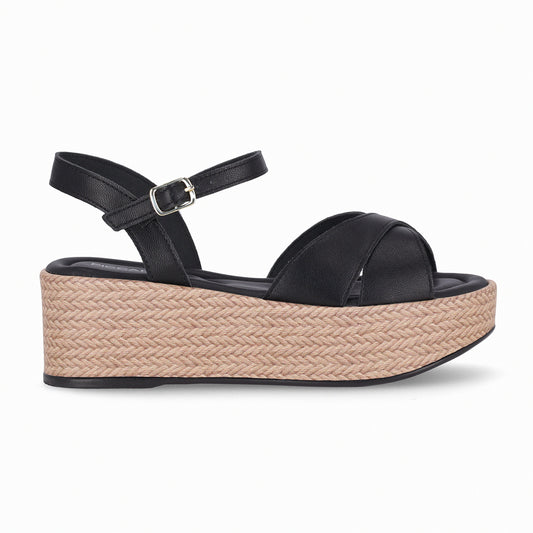 Sandalia Mujer Negro Leia 49 Piccadilly