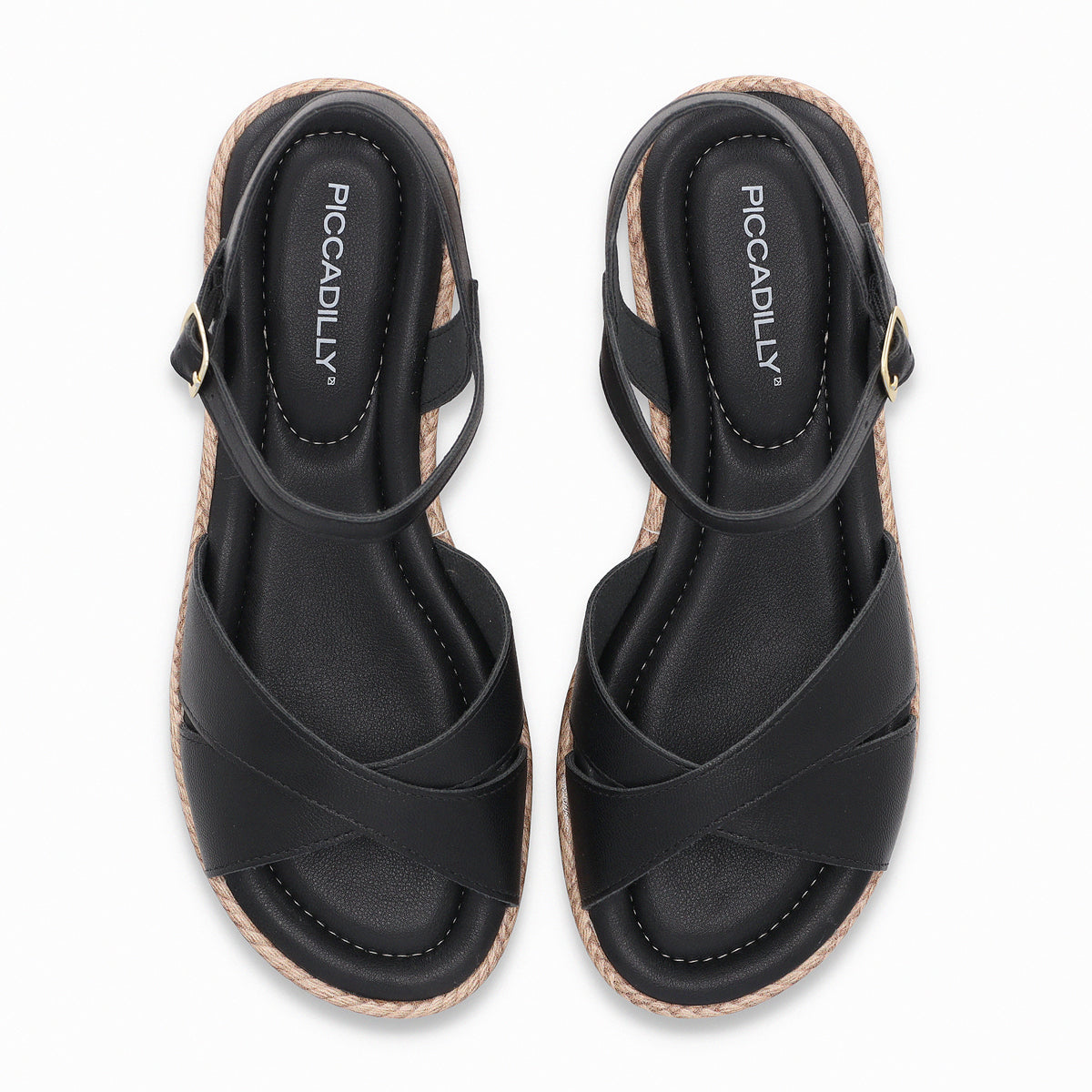 Sandalia Mujer Negro Leia 49 Piccadilly