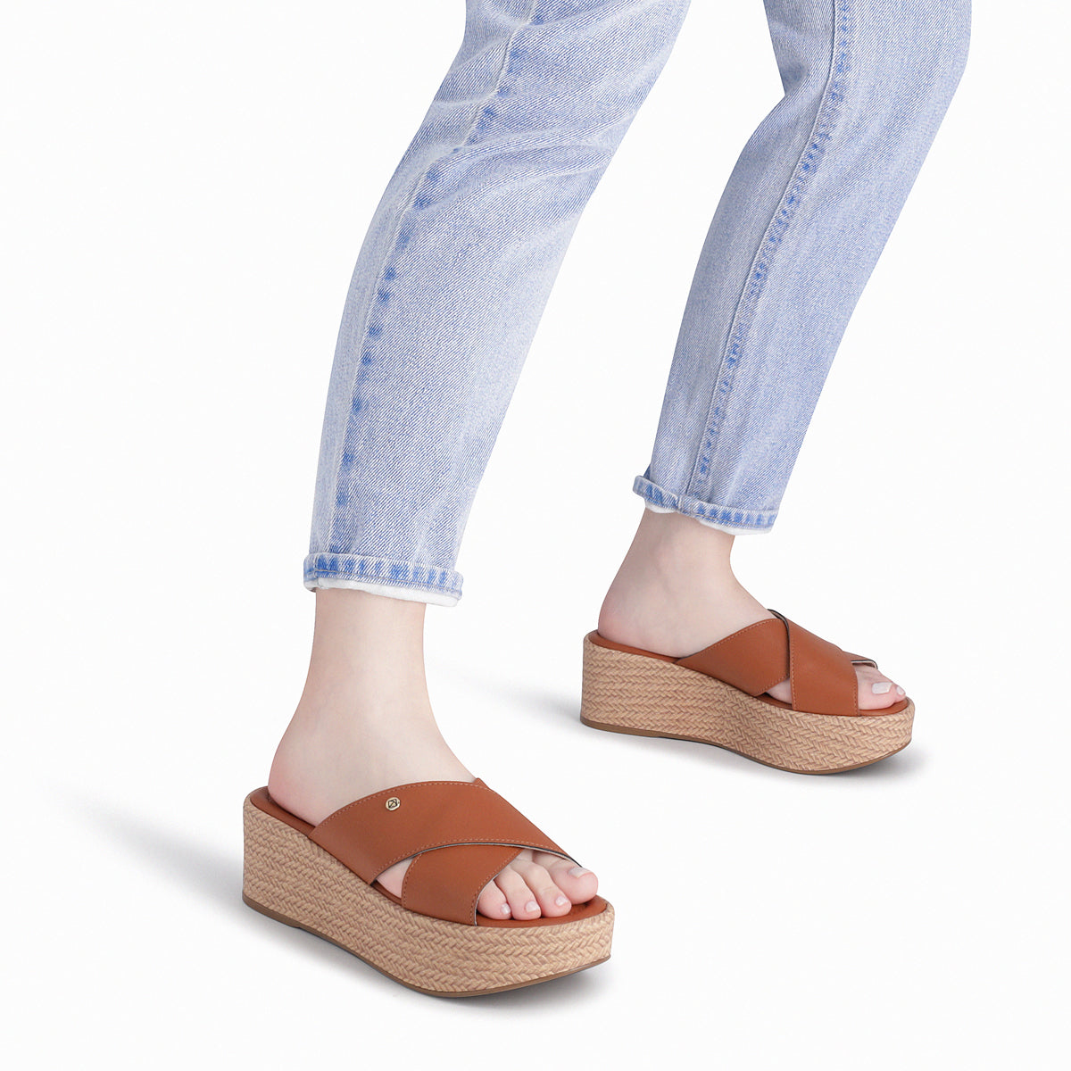 Sandalia Mujer Café Leia 861 Piccadilly