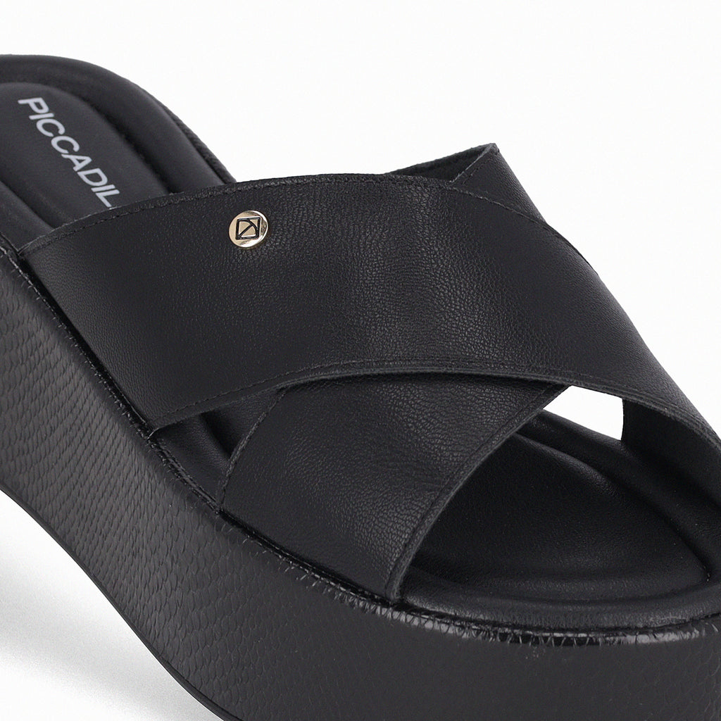 Sandalia Mujer Negro Leia 68 Piccadilly