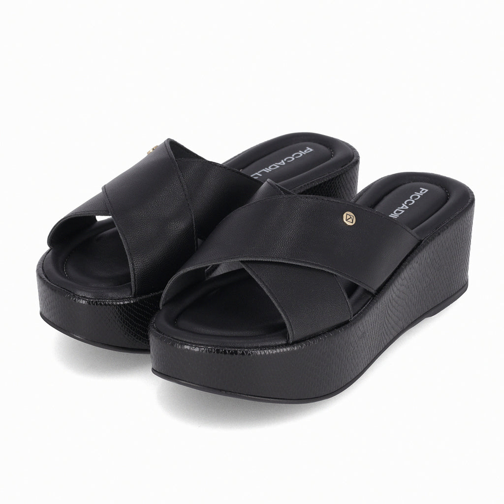 Sandalia Mujer Negro Leia 68 Piccadilly