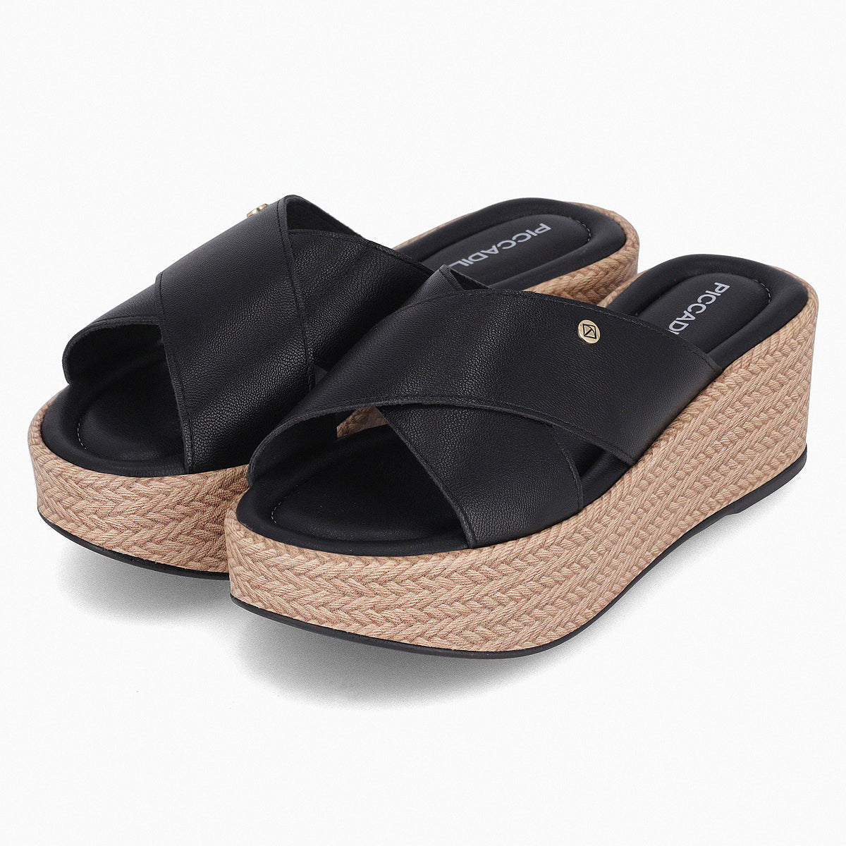 Sandalia Mujer Negro/Café Leia Piccadilly