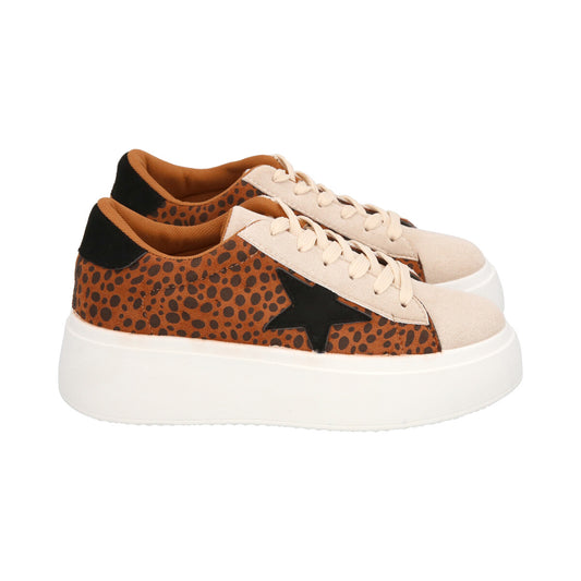 Zapatilla Urbana Star Animal Print Police