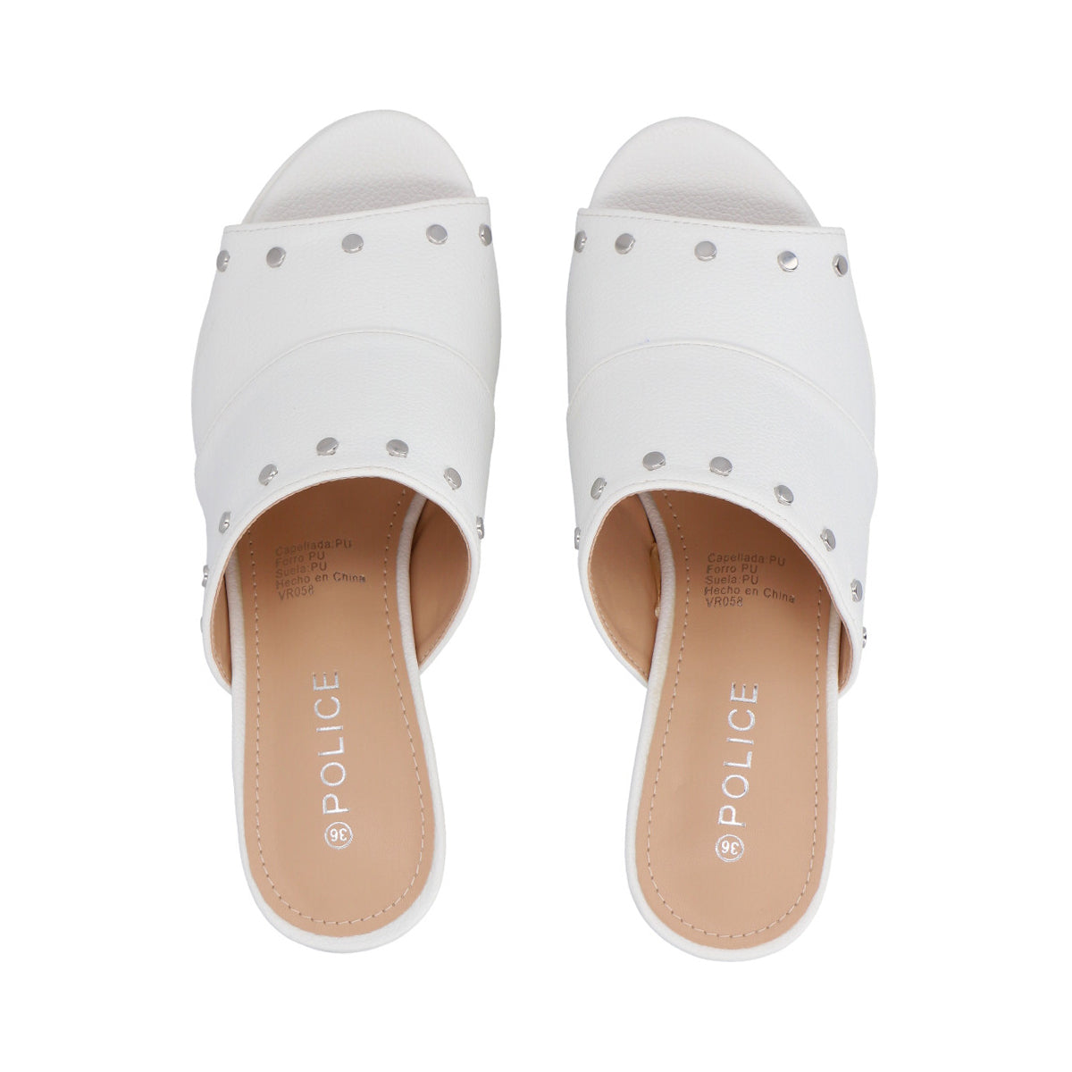 Sandalia Mujer Blanco Sasha Police