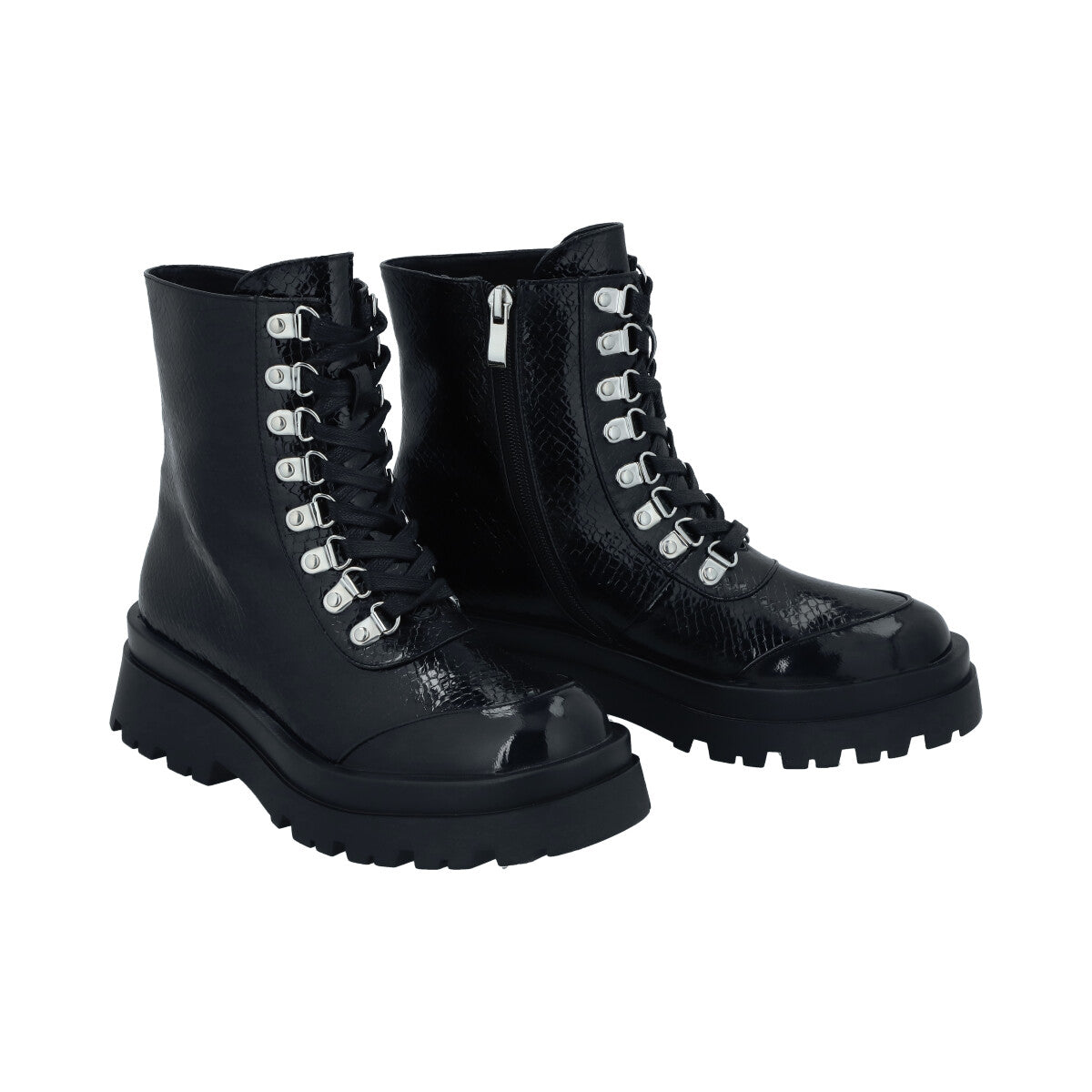 Botin Casual Mujer Negro London Police