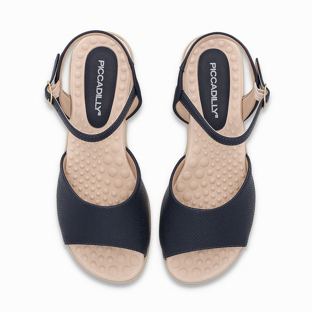 Sandalia Mujer Azul Marino Camila Piccadilly