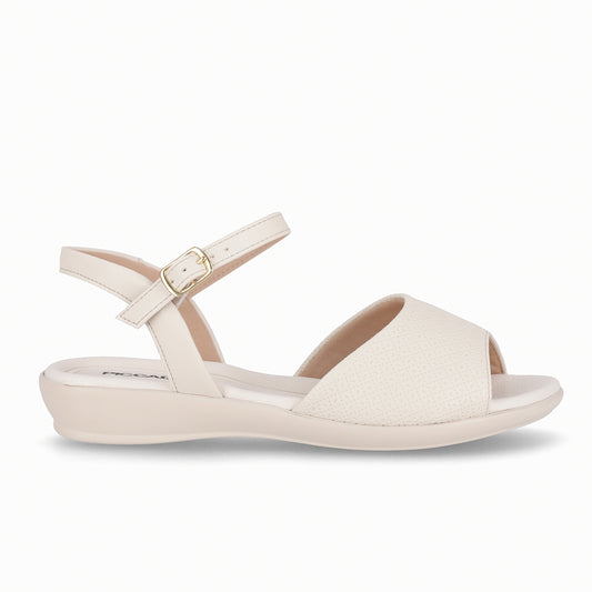 Sandalia Mujer Crema Camila Piccadilly