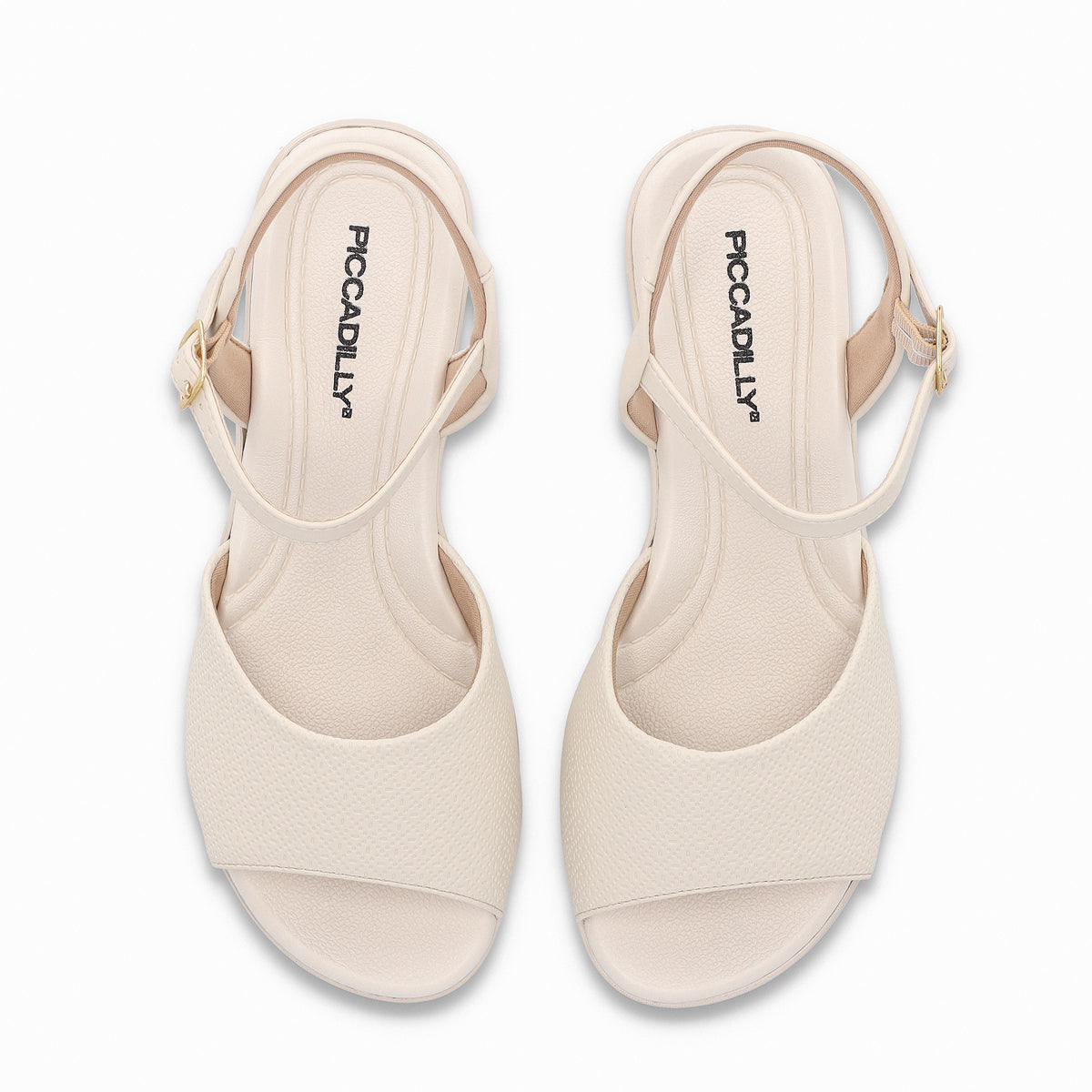 Sandalia Mujer Crema Camila Piccadilly