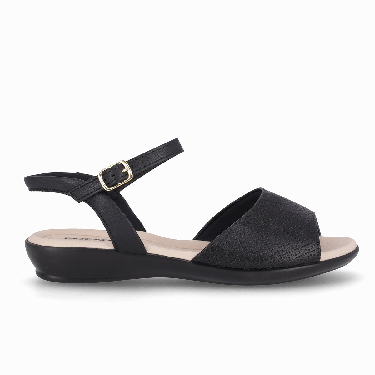 Sandalia Mujer Negro/Beige Camila Piccadilly