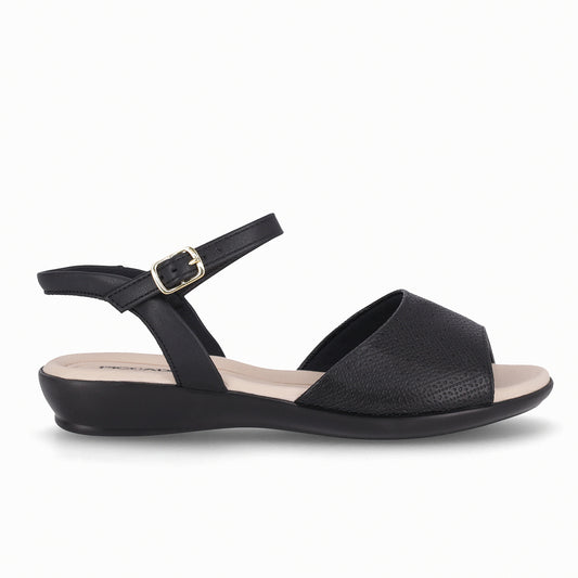 Sandalia Mujer Negro/Beige Camila Piccadilly