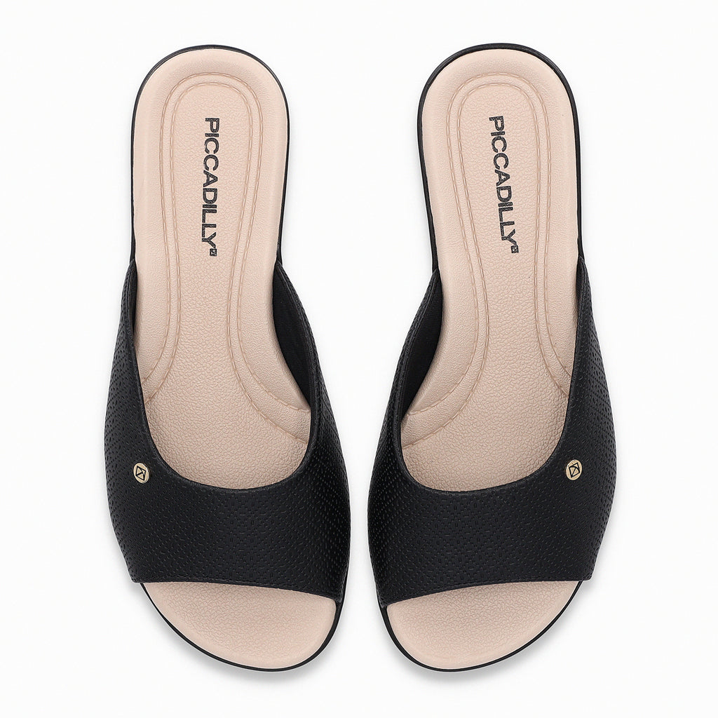 Sandalia Mujer Negro/Beige Camila 905 Piccadilly