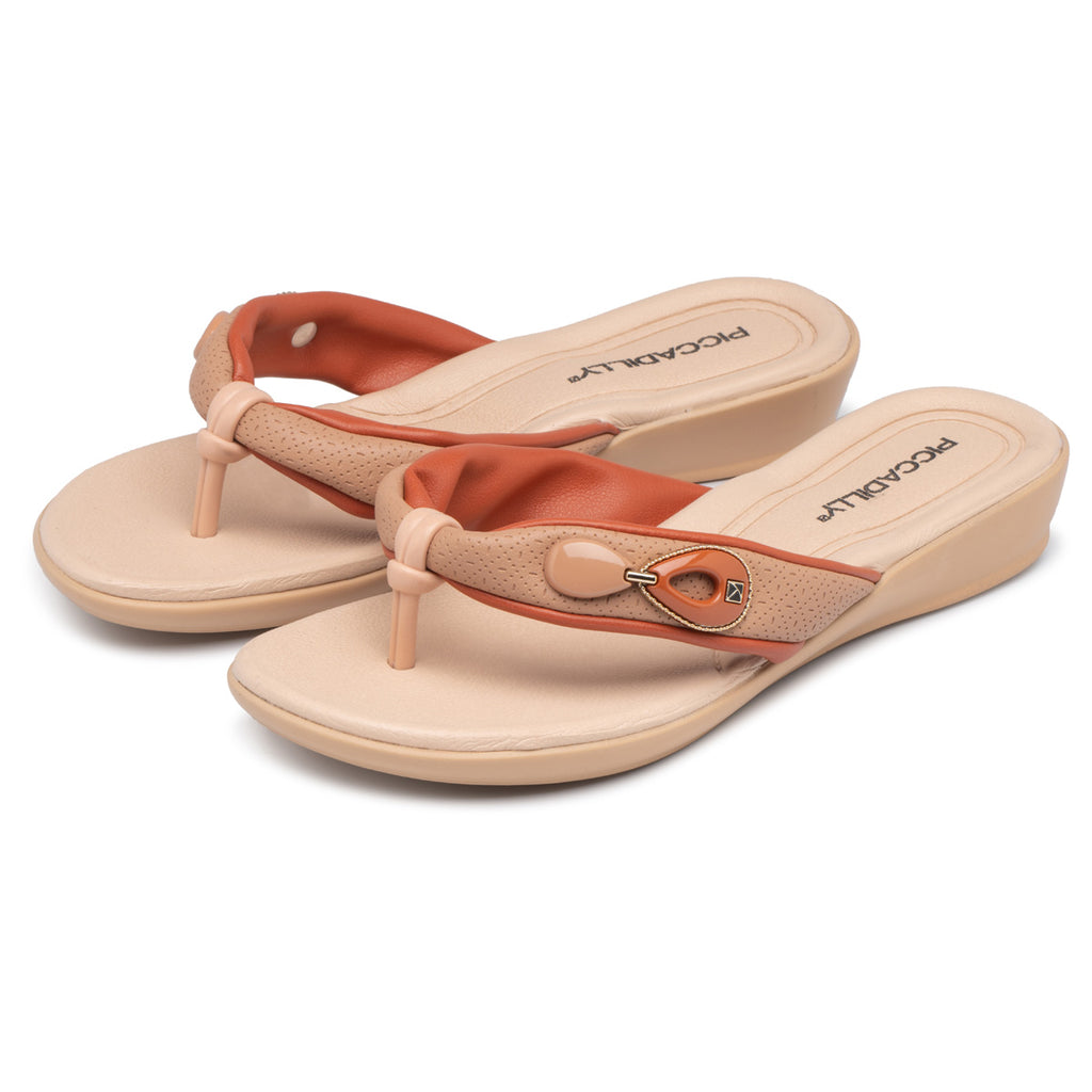 Sandalia Mujer Caramelo/Almendra Camila Piccadilly