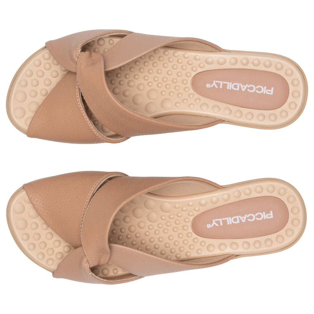 Sandalia Mujer Almendra Camila 206 Piccadilly