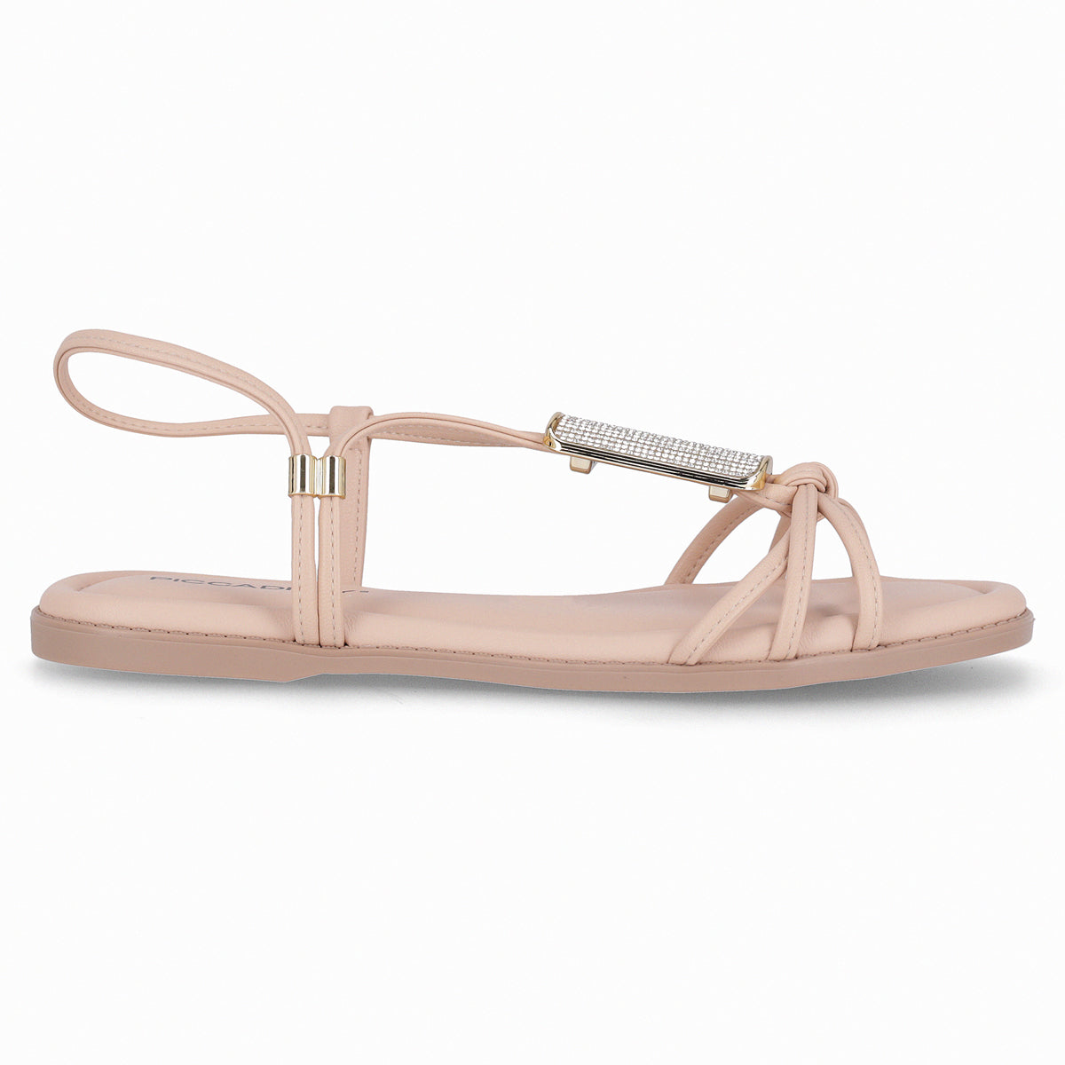 Sandalia Mujer Rosa/Strass Gabi Piccadilly