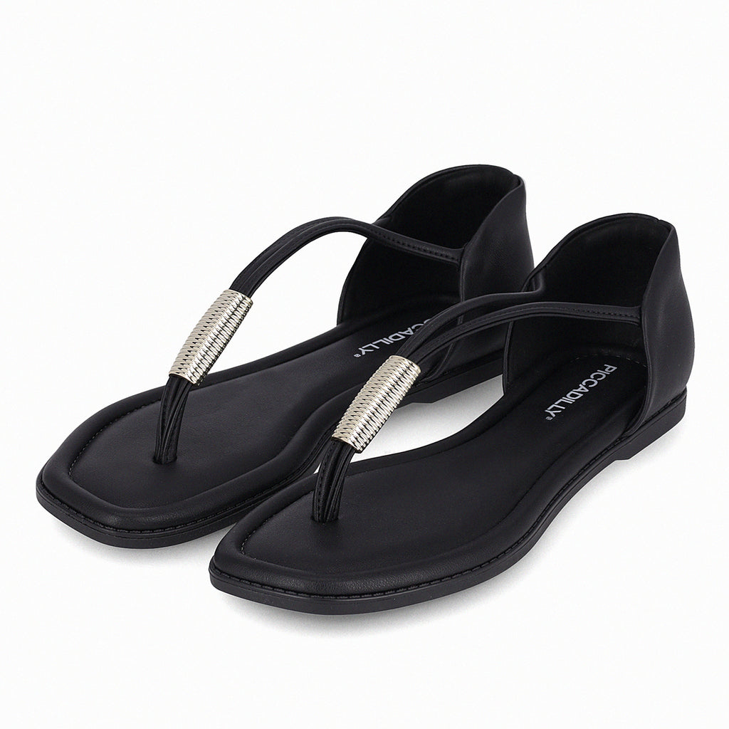 Sandalia Mujer Negro/Plata Gabi 116 Piccadilly