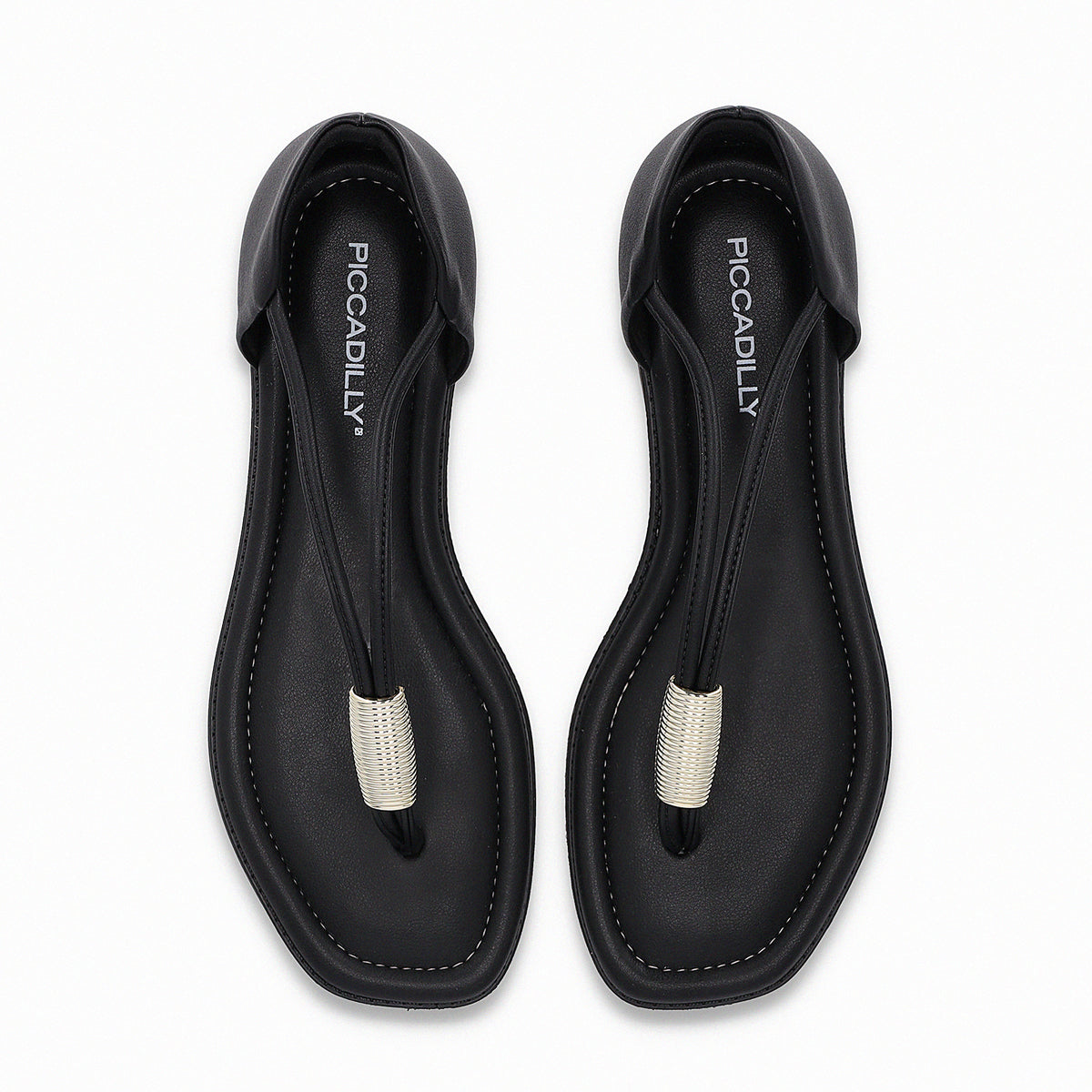 Sandalia Mujer Negro/Plata Gabi 116 Piccadilly