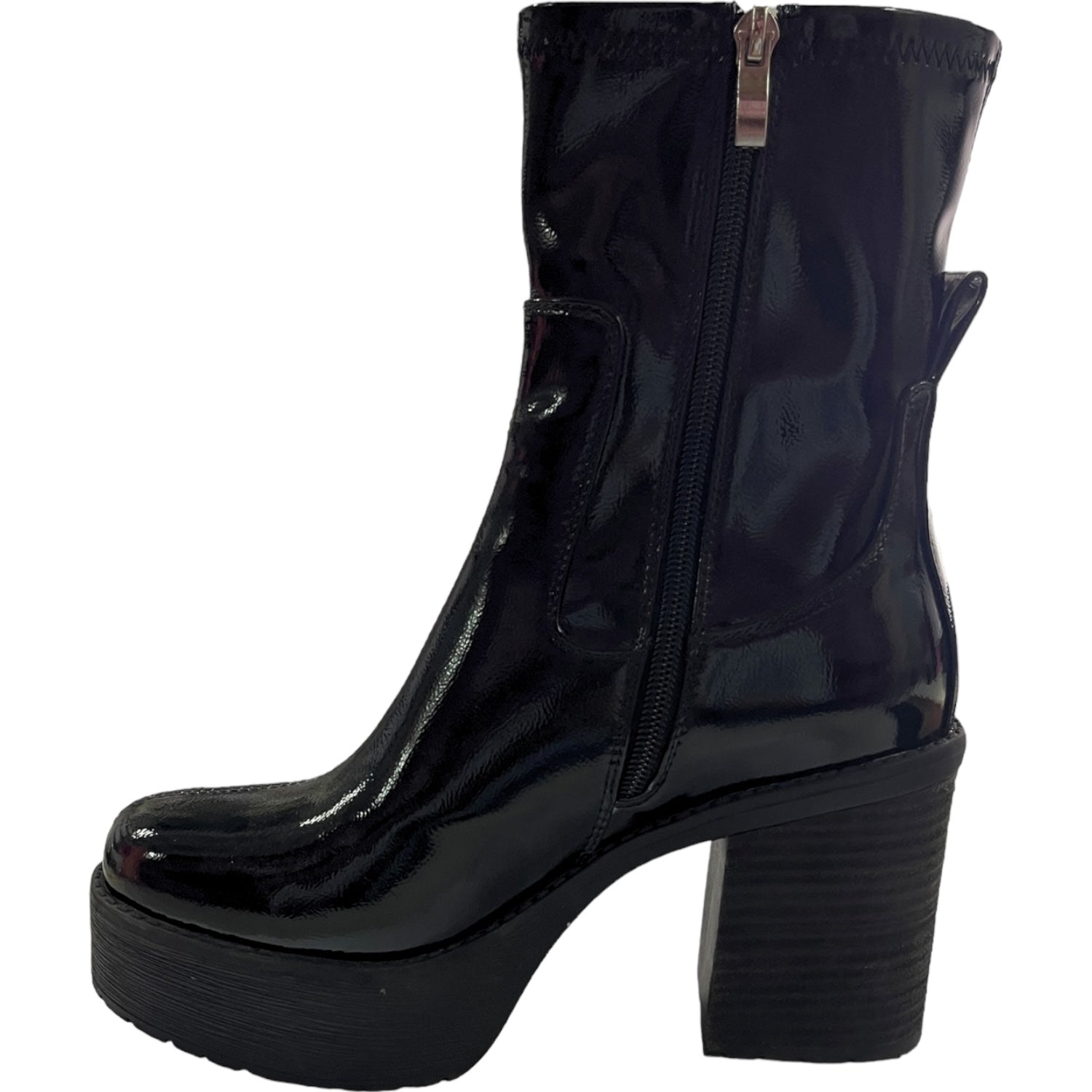 Botin Mujer Negro Plataforma Olvera Detogni