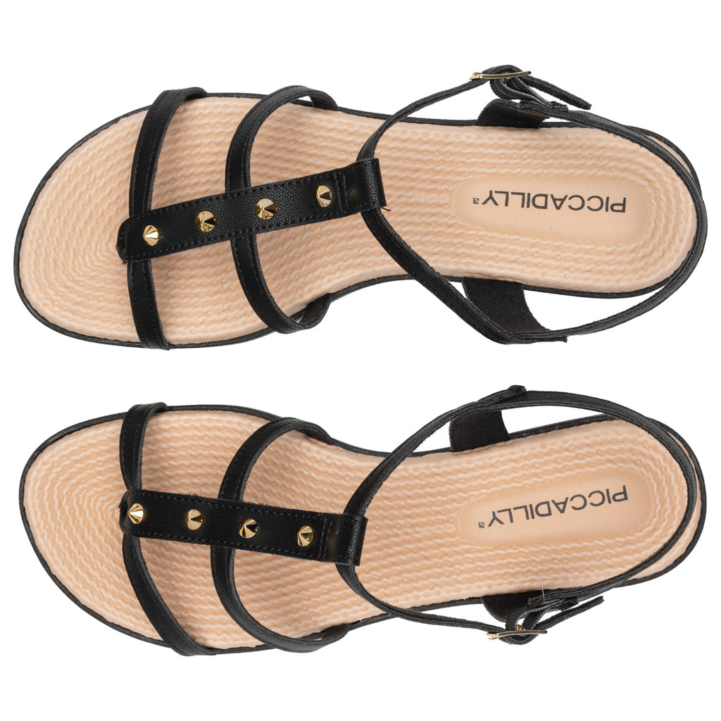 Sandalia Mujer Negro Adla 534 Piccadilly