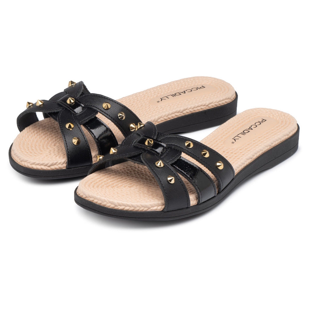 Sandalia Mujer Negro Adla 533 Piccadilly