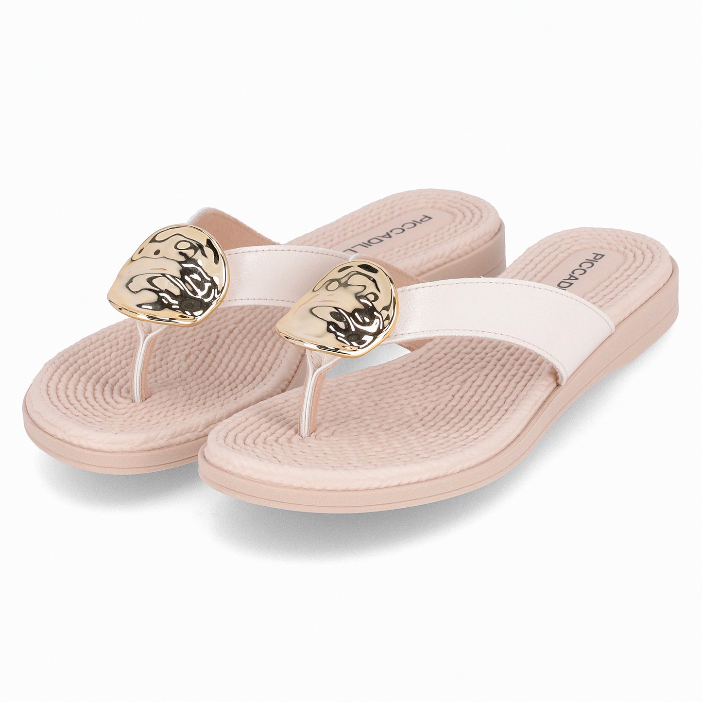 Sandalia Mujer Crema/Dorado Adla 140 Piccadilly