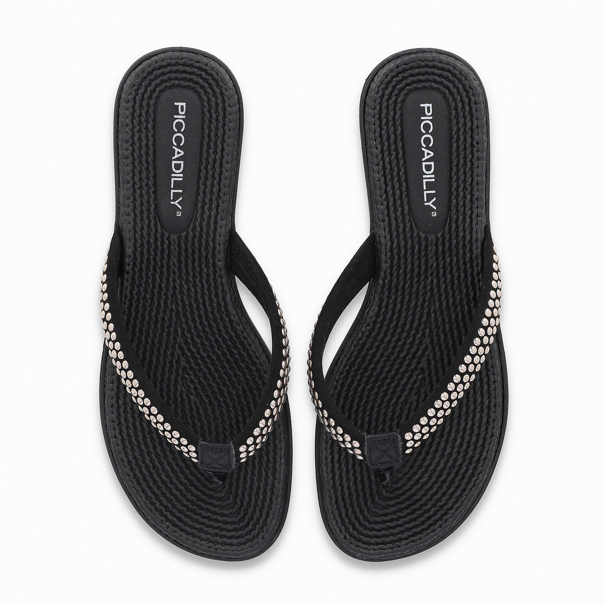 Sandalia Mujer Negro Adla 144  Piccadilly