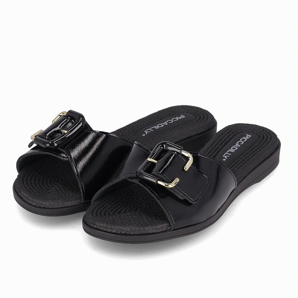 Sandalia Mujer Negro/Charol Adla 148 Piccadilly