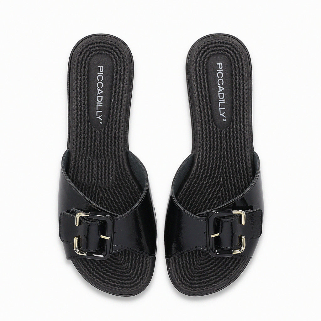 Sandalia Mujer Negro/Charol Adla 148 Piccadilly