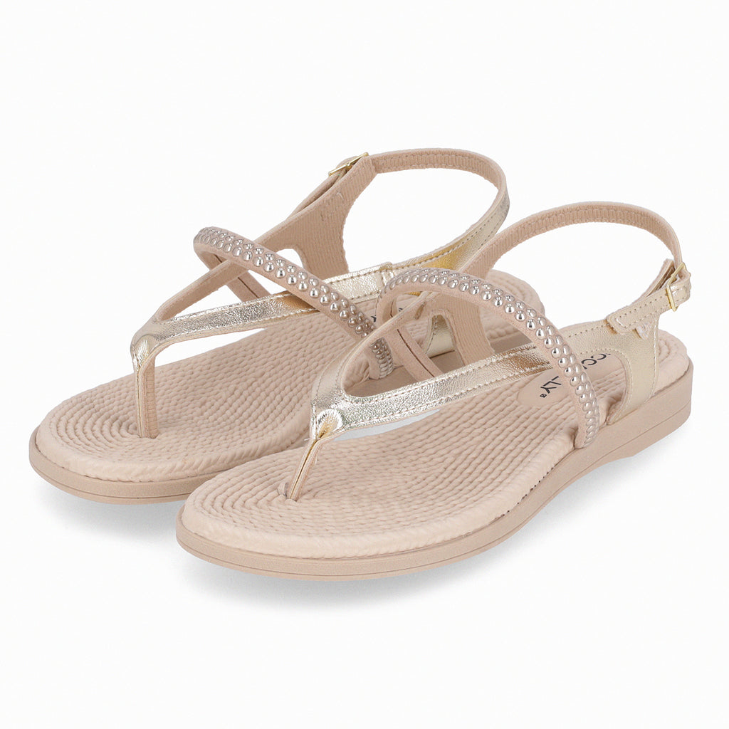 Sandalia Mujer Dorado Adla 158  Piccadilly