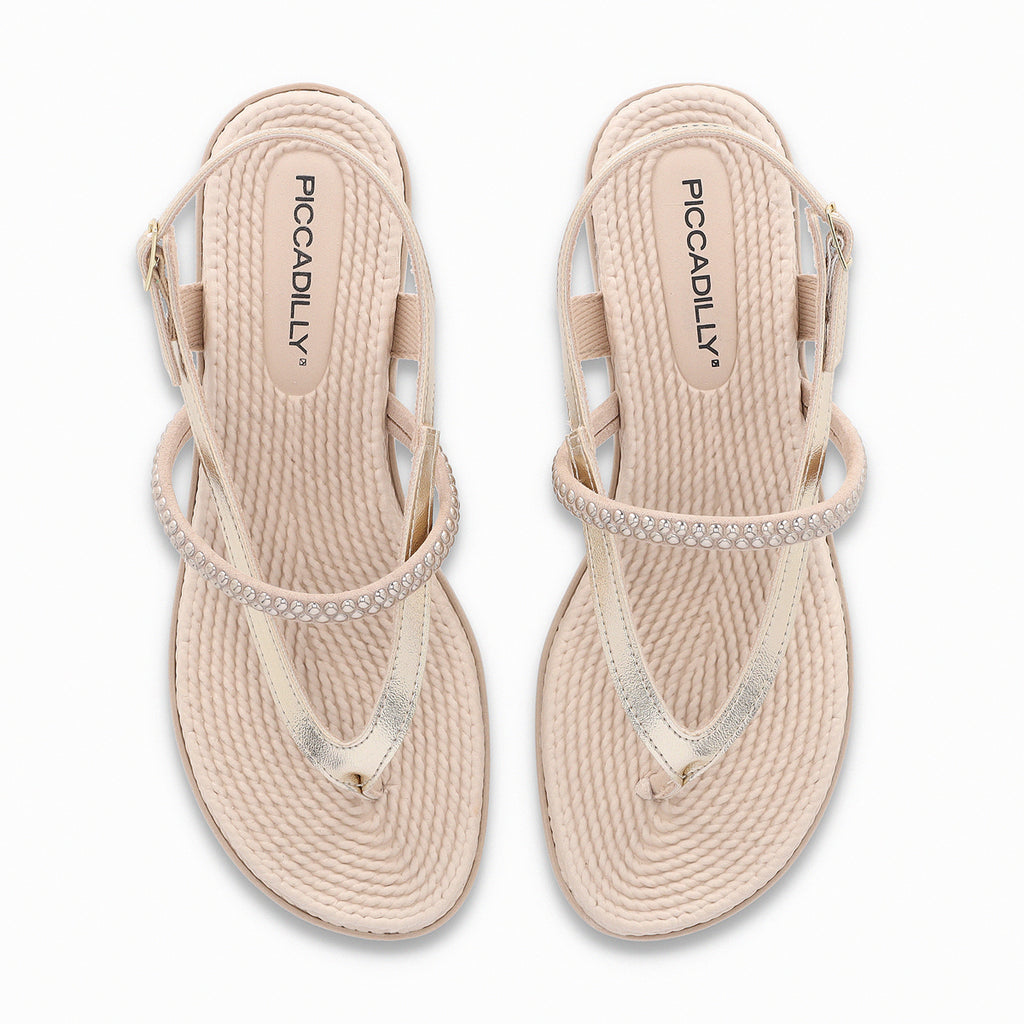 Sandalia Mujer Dorado Adla 158  Piccadilly