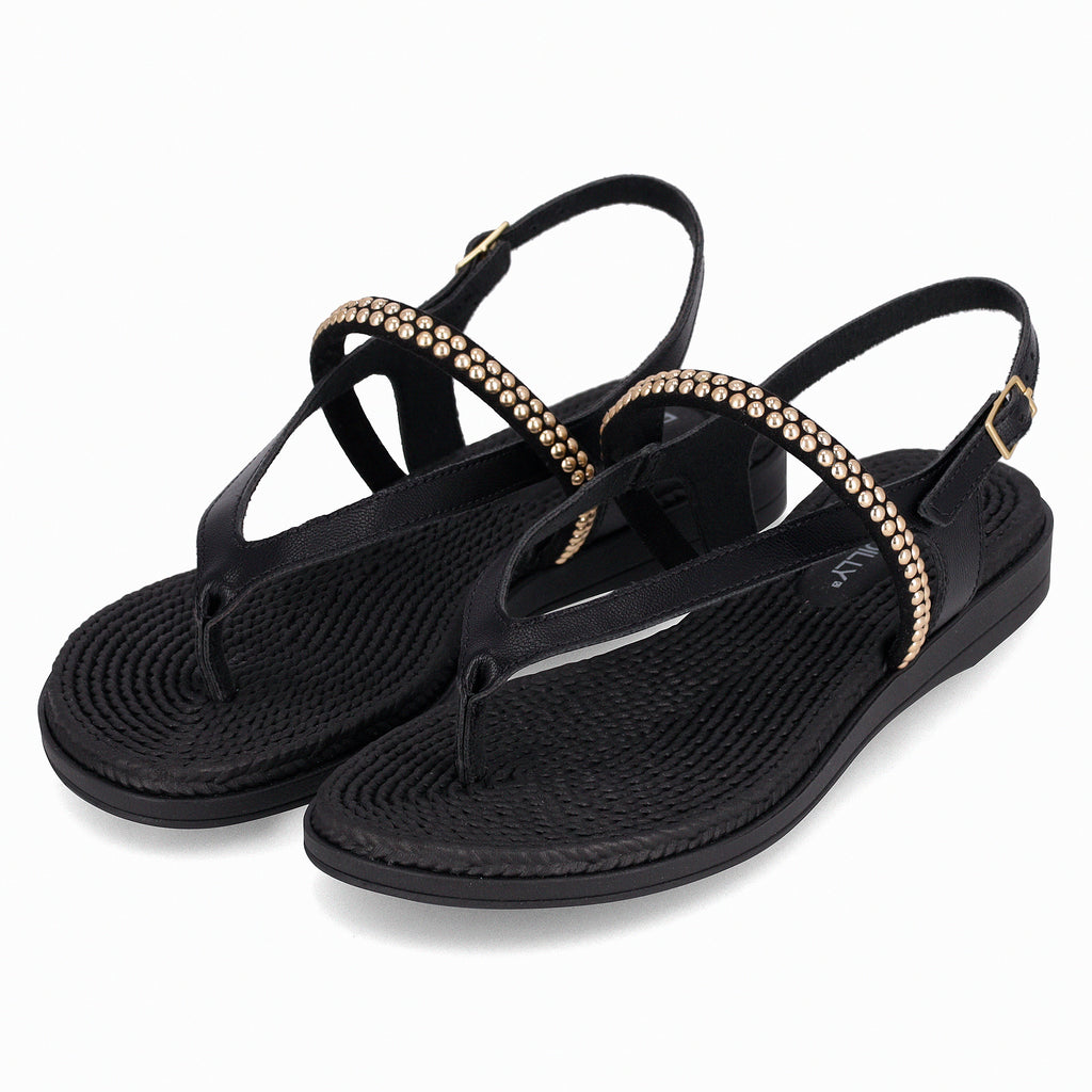 Sandalia Mujer Negro Adla 158 Piccadilly