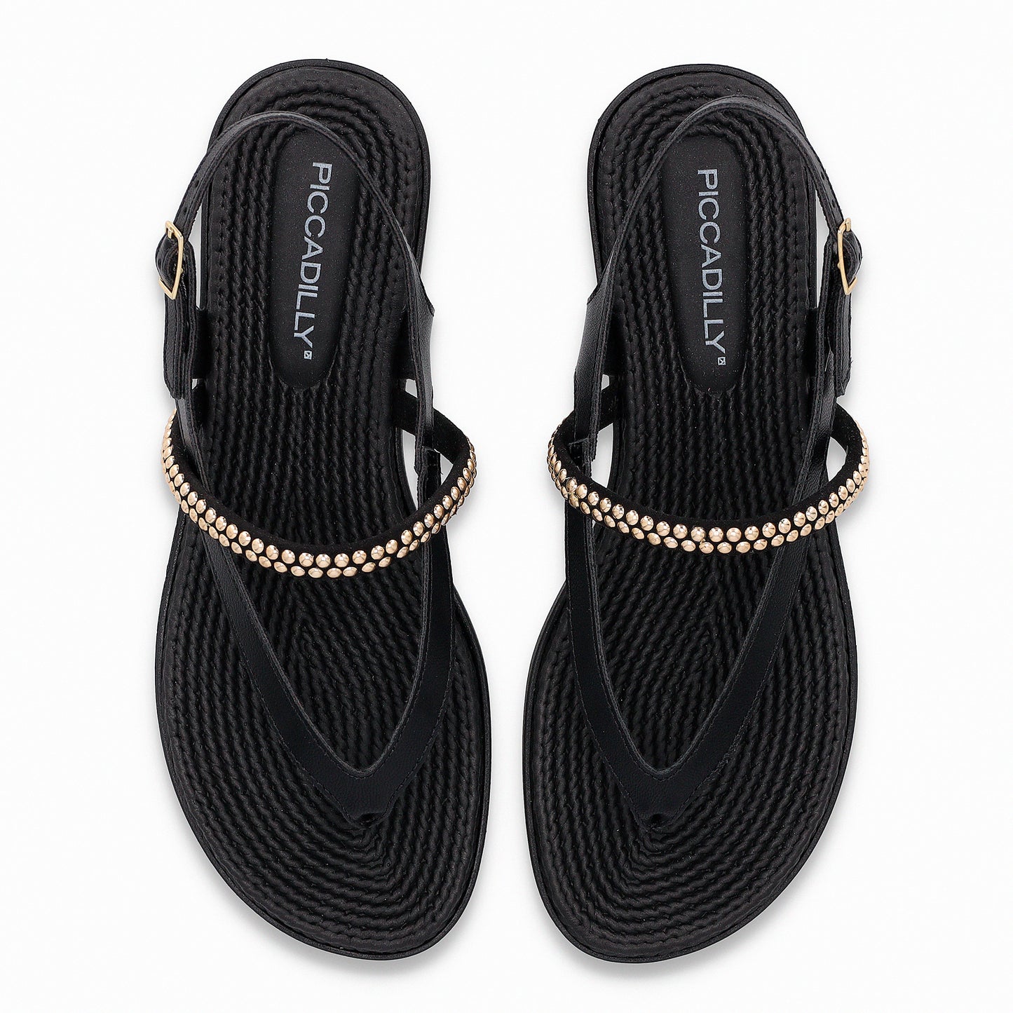 Sandalia Mujer Negro Adla 158 Piccadilly