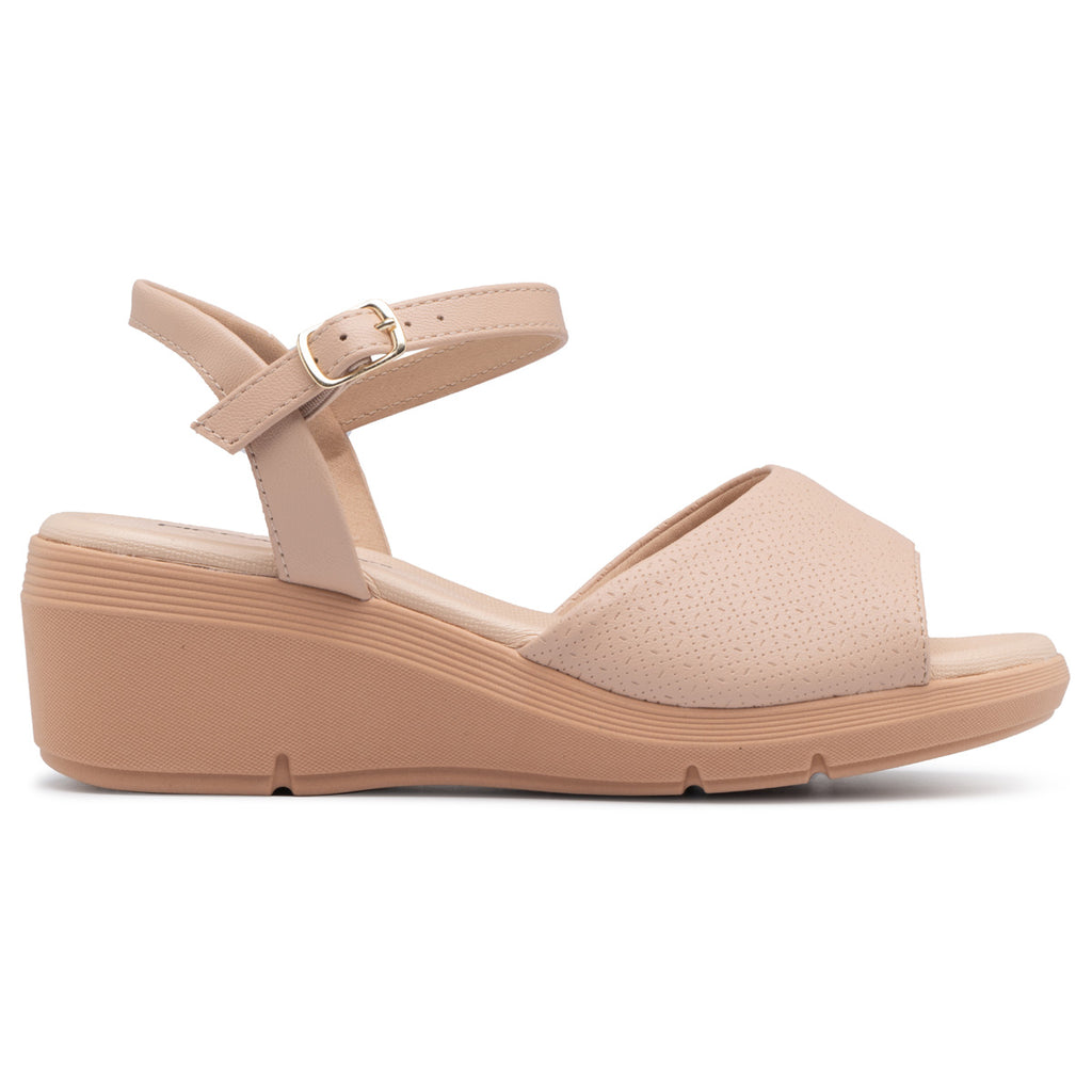 Sandalia Mujer Anabela Cecilia Rosado Piccadilly