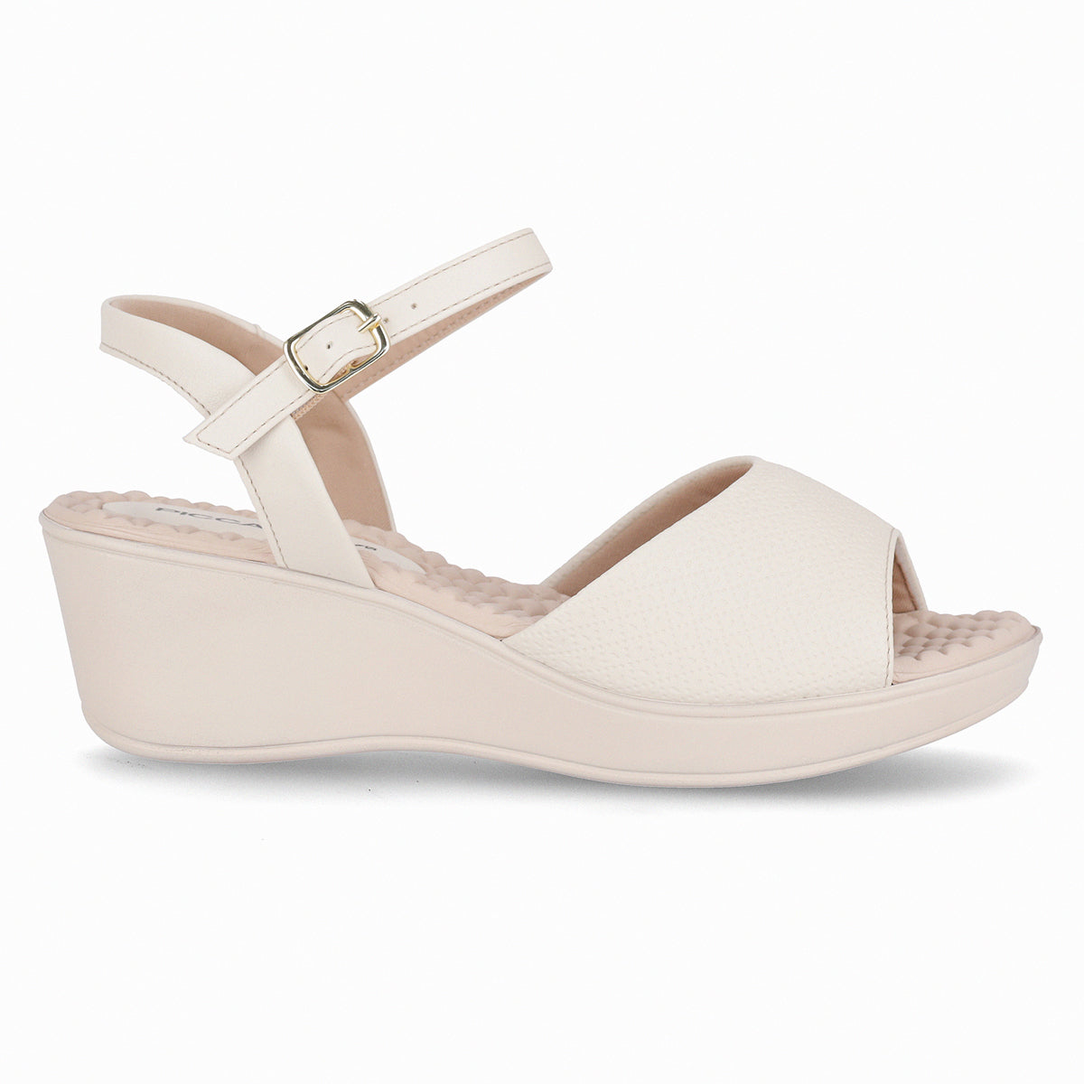 Sandalia Mujer Crema Cecilia Piccadilly