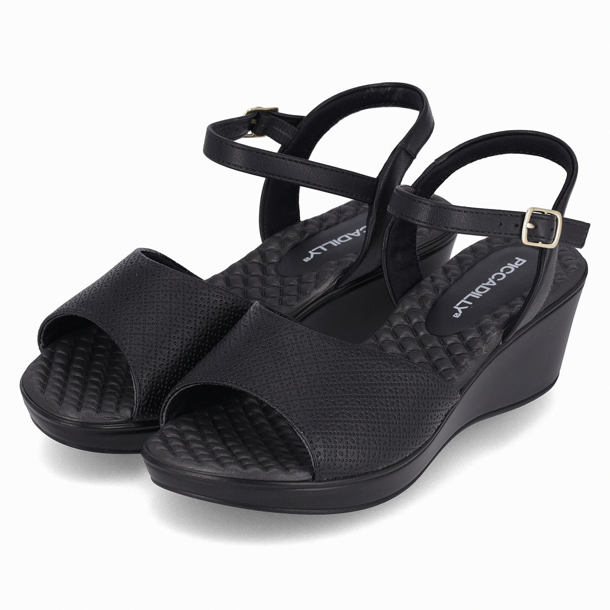 Sandalia Mujer Negro Cecilia Piccadilly