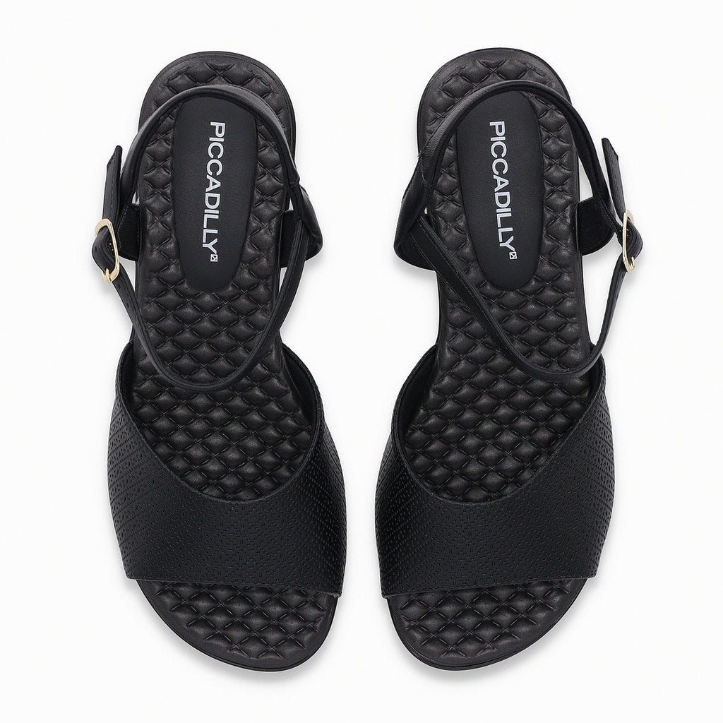 Sandalia Mujer Negro Cecilia Piccadilly