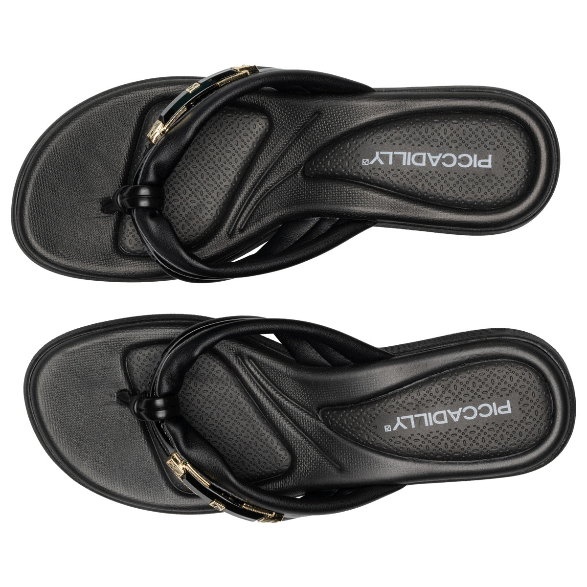 Sandalia Mujer Anabela Cecilia Negro 460 Piccadilly